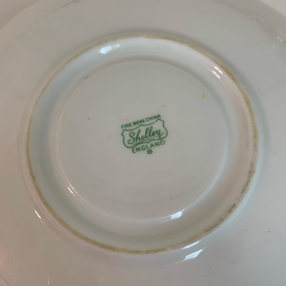 Vintage Shelley Tea Cup & Saucer Rose Trellis - Picture 11 of 11